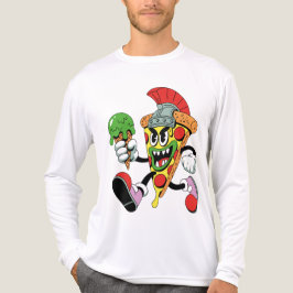 Gladiator Pizza Slice Italienisch Brainrot Men's Tri-Blend Shirt