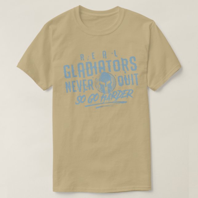 Gladiator Workout Motivation Gym Fitness Mixed Mar T-Shirt (Design vorne)
