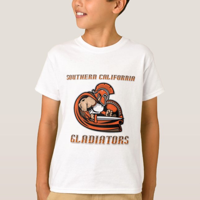Gladiatoren Merch Speicher T-Shirt (Vorderseite)