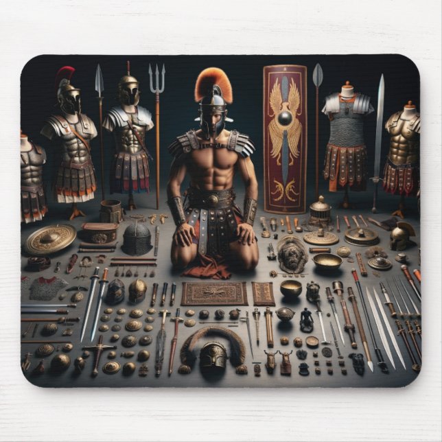 Gladiator's Grit Knolling Mousepad (Vorne)