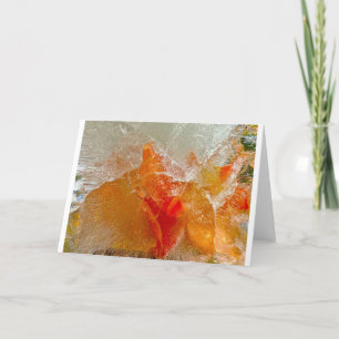 Gladioli in Eis, Karte