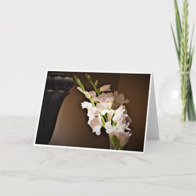 Gladioli, Karte (Vorderseite)