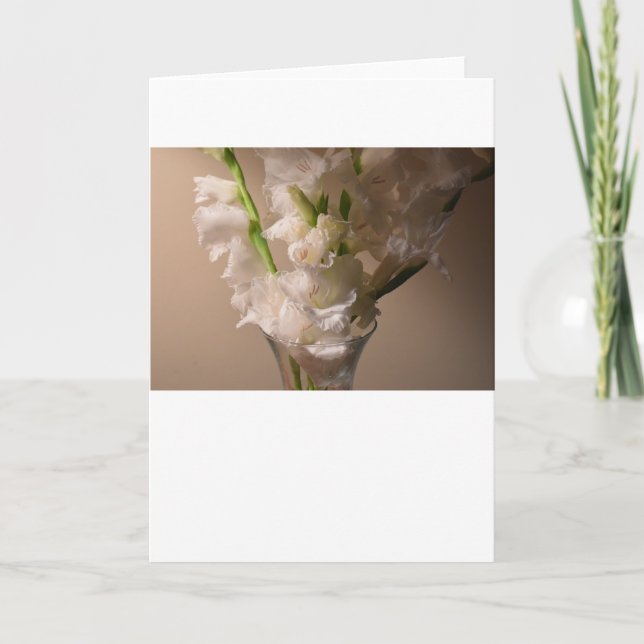 Gladioli, Karte (Vorderseite)