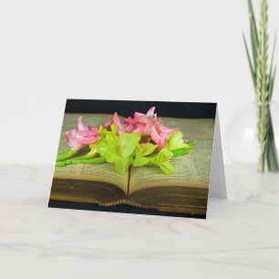 Gladiolus Blume zur Bibel Karte