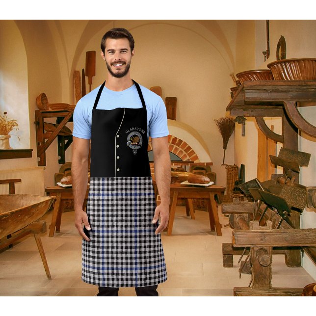 Gladstone Clan Abzeichen & Tartan Kilt Schürze (Von Creator hochgeladen)