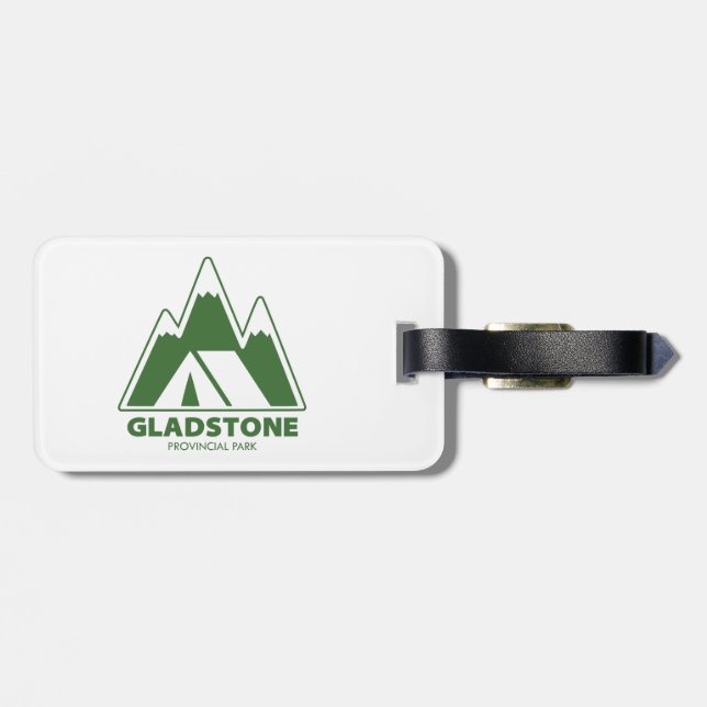 Gladstone Provincial Park Berge Camping Gepäckanhänger (Rückseite horizontal)