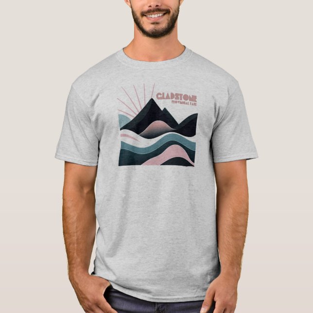 Gladstone Provincial Park Colored Hills T-Shirt (Vorderseite)