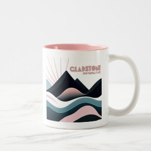 Gladstone Provincial Park Colored Hills Zweifarbige Tasse