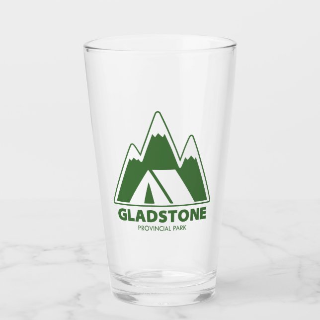 Gladstone Provincial Park Mountains Camping Glas (Vorderseite)