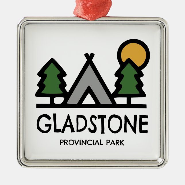 Gladstone Provinzpark Ornament Aus Metall (Vorne)