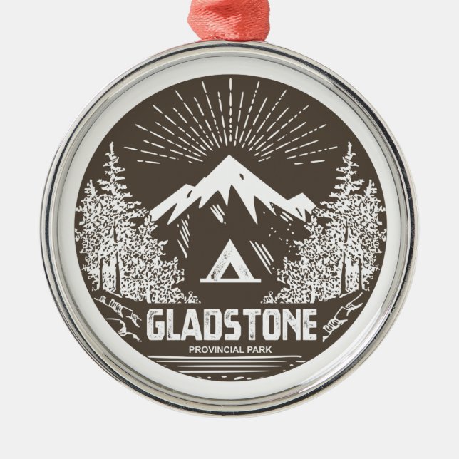 Gladstone Provinzpark Ornament Aus Metall (Vorne)