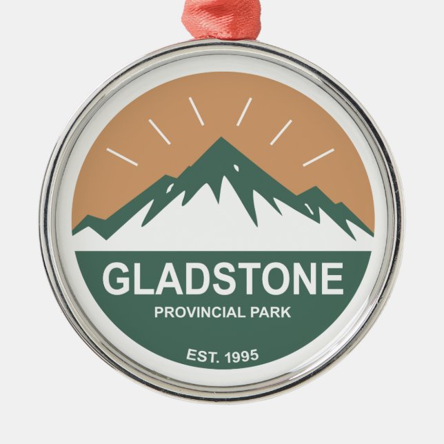 Gladstone Provinzpark Ornament Aus Metall (Vorne)