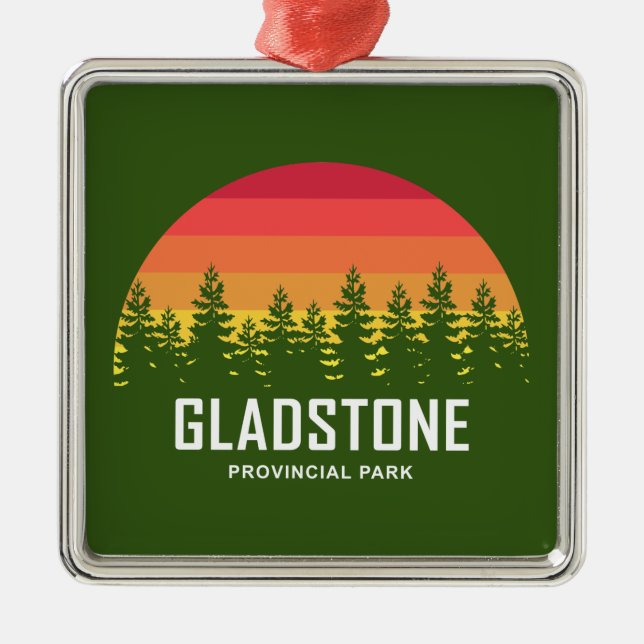 Gladstone Provinzpark Ornament Aus Metall (Vorne)