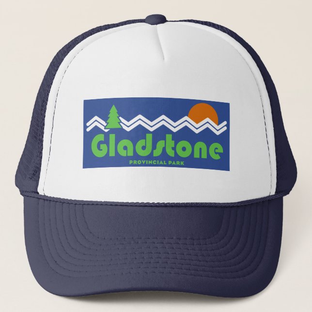 Gladstone Provinzpark Retro Truckerkappe (Vorderseite)