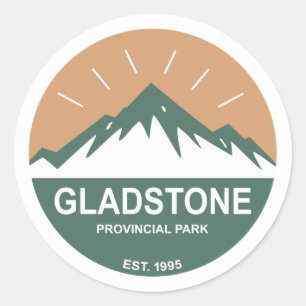Gladstone Provinzpark Runder Aufkleber
