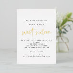 Glam 16 . Geburtstag Birthday Party Script Real Folieneinladung<br><div class="desc">Glam 16 . Geburtstag Geburtstagsparty Script. Real-Folie verleiht Ihrem 16. Party eine beeindruckende Touch und lädt mit 16 . Geburtstag in Gold,  Rose,  Gold oder Silberfolie und in einem Set-Stilschrift ein. Personalisieren Sie einfach die Erholung des Textes auf Ihren eigenen.</div>