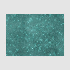 Glam Aquamarin Sequins Seidenpapier