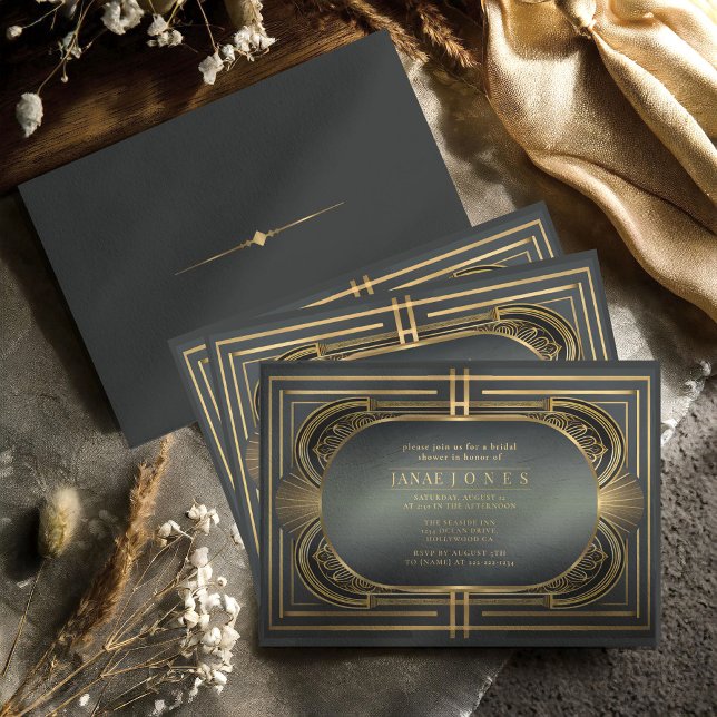 Glam Art Deco Wedding Brautparty ID1033 (Von Creator hochgeladen)