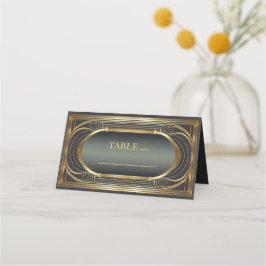 Glam Art Deco Wedding Table ID1033 Platzkarte