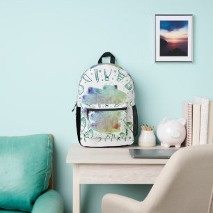 Glam Beauty: Einzigartiges Makeup Design Bag" Bedruckter Rucksack