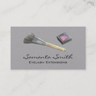 Glam Beauty Makeup Artist Eyelashes & Lips Busines Visitenkarte