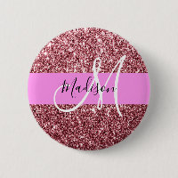 Glam Blush Pink Rose Gold Glitzer Sparklogramm