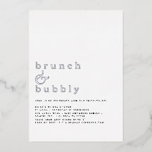 Glam Brunch Bubbly Brautparty Real