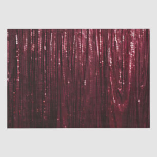 Glam Burgundy Red Glitzy Wedding Seidenpapier