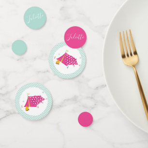 Glam Camp Makeover Wellness-Center Geburtstag Konfetti