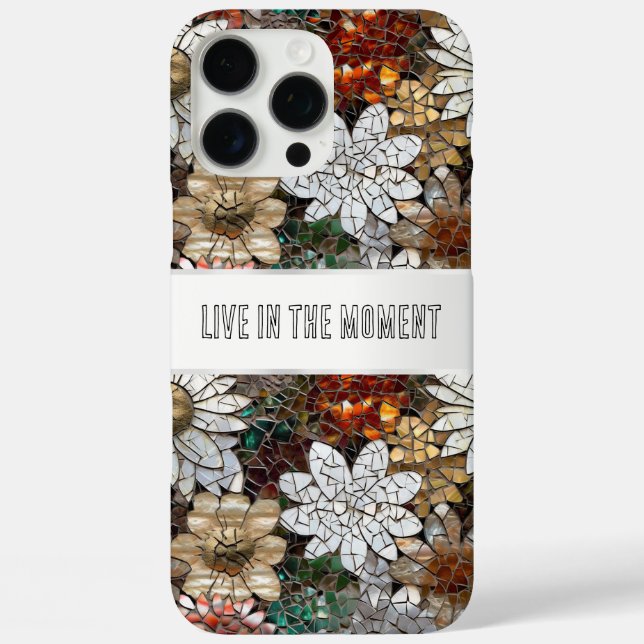 Glam Champagne Gold Red White Blume Case-Mate iPhone Hülle (Rückseite)