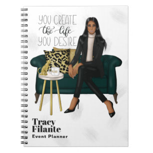 Glam Chic Coffee Boss Notebook Notizblock