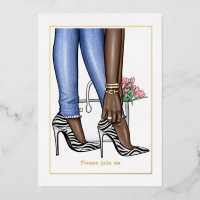 Glam Chic Fashion Brautparty