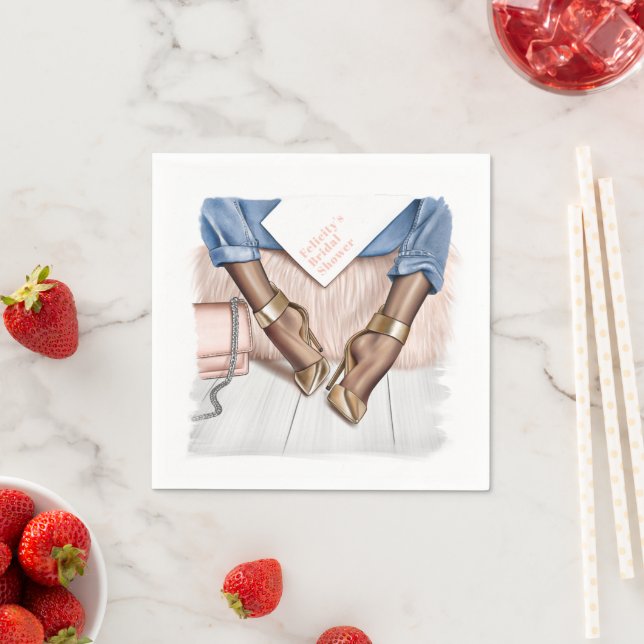 Glam Chic Mode Serviette (Beispiel)