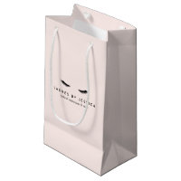Glam Eyelashes Schwarz und Rosa Kleine Geschenktas