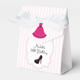 Glam Fashion Diva Birthday Party Guest Fevor Geschenkschachtel