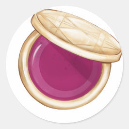 Glam Fashion Show Runder Aufkleber