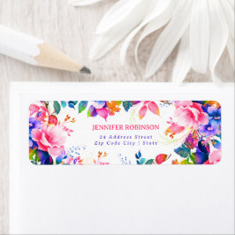 Glam Garden Watercolor Floral Geburtstagsparty