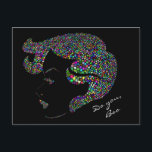 Glam Girl Self Girl Power Zitat Postkarte<br><div class="desc">Glam Mädchen mit Herz-Illustration. Perfektes Design für ein Mädchen. Glamour und Spaß. Niedliche Mädchen Power Thema. Tu dir,  Boo Girl Power inspirierendes Zitat.</div>