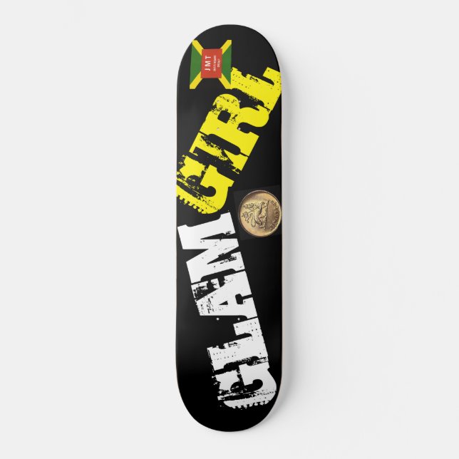 GLAM GIRL Skateboard (Vorderseite)