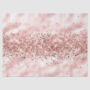 Glam Girly Blush Pink Glitzer Sparkle Confetti Seidenpapier