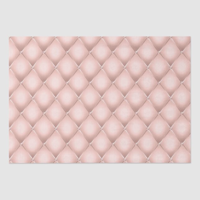 Glam Girly Blush Pink Sparkle Tufts Seidenpapier (Vorderseite)