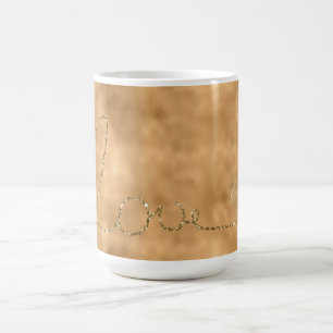 Glam Glitz Glitzer Liebe Herzlich Willkommen im Go Kaffeetasse