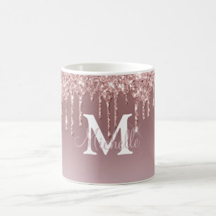 Glam & Glitzer Personalisiert Kaffeetasse