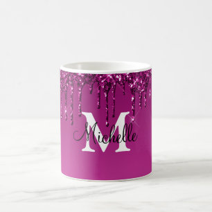 Glam & Glitzer Personalisiert Kaffeetasse