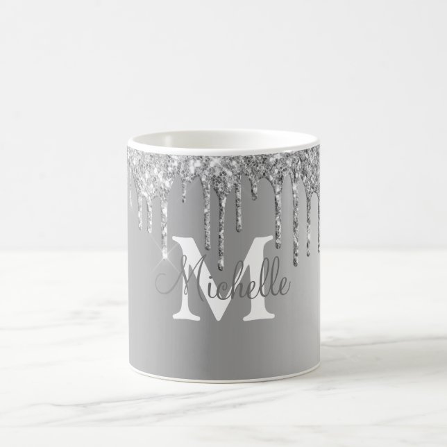 Glam & Glitzer Personalisiert Kaffeetasse (Mittel)