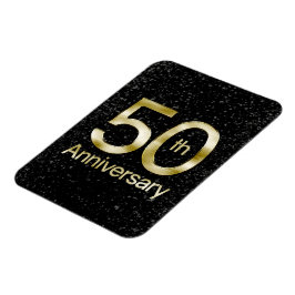 Glam Gold 50 Jahre alt Magnet