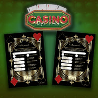 Glam Gold Black Art Deco 20s Hochzeit und Tour