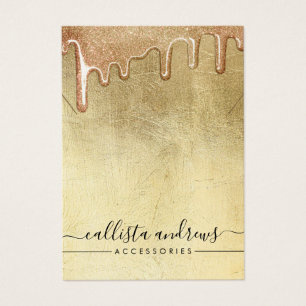 Glam Gold Diick Glitzer Tropfen - Netzklassenanzei