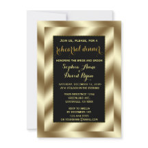 Glam Gold Found Black Probe Dinner laden