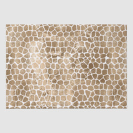 Glam Gold Giraffe Print Seidenpapier